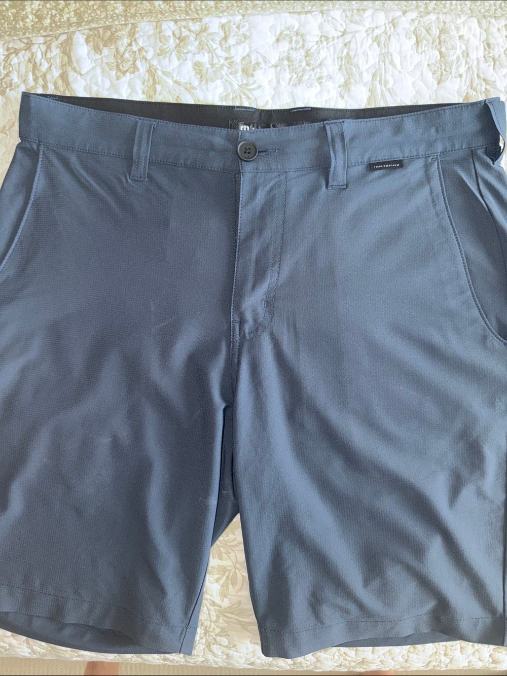 Travis Mathew Wonderlust - Men's Flat Front Shorts - Navy Blue